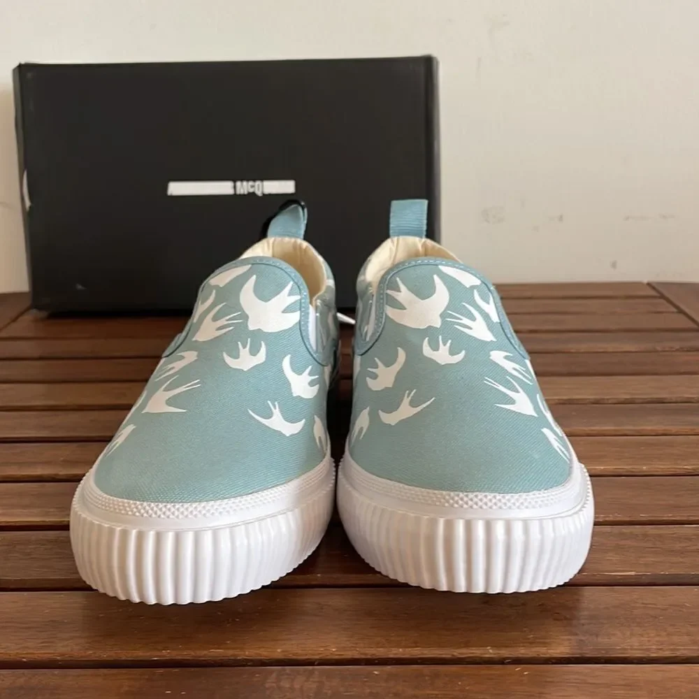 McQ by Alexander McQueen Swallow Sneaker Light Blue EU 40/US Women Size 10